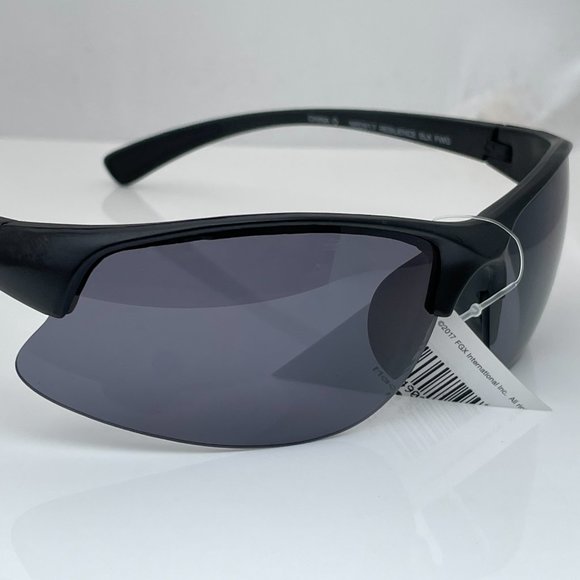 FWG Men Sunglasses NS0917 RESILIENCE Black Wrap Ey - Picture 4 of 10